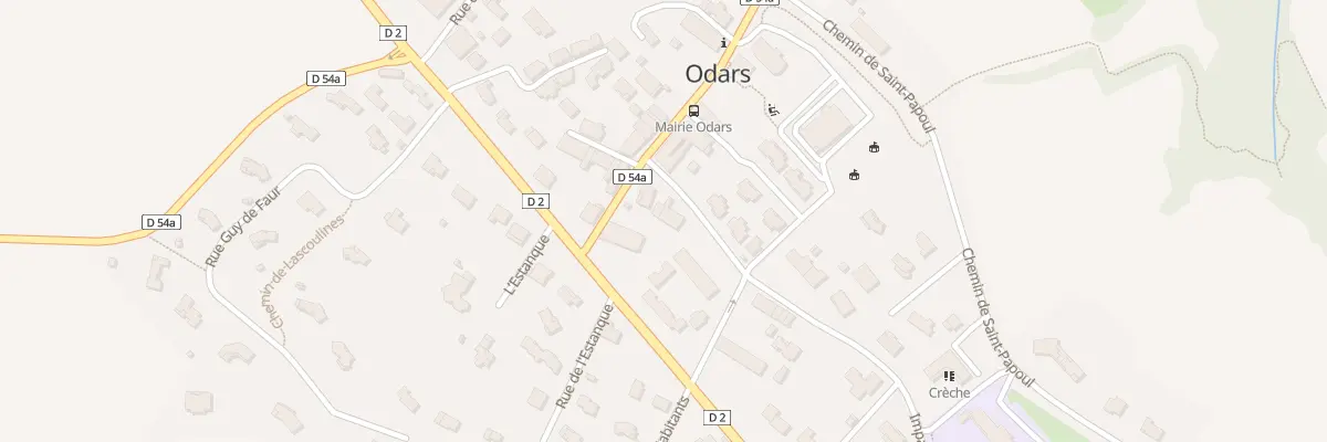 Plan du 61 Village à Odars