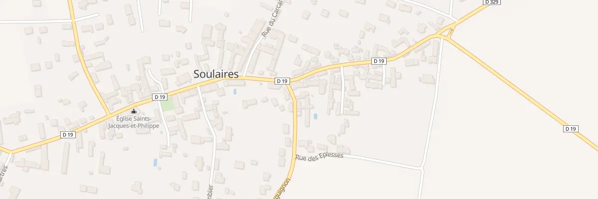 Plan du 3 Rue Clotaire Bourguignon à Soulaires