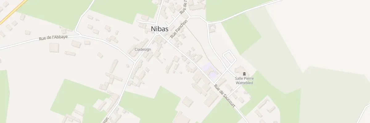 Plan du 4 Rue de Saucourt à Nibas