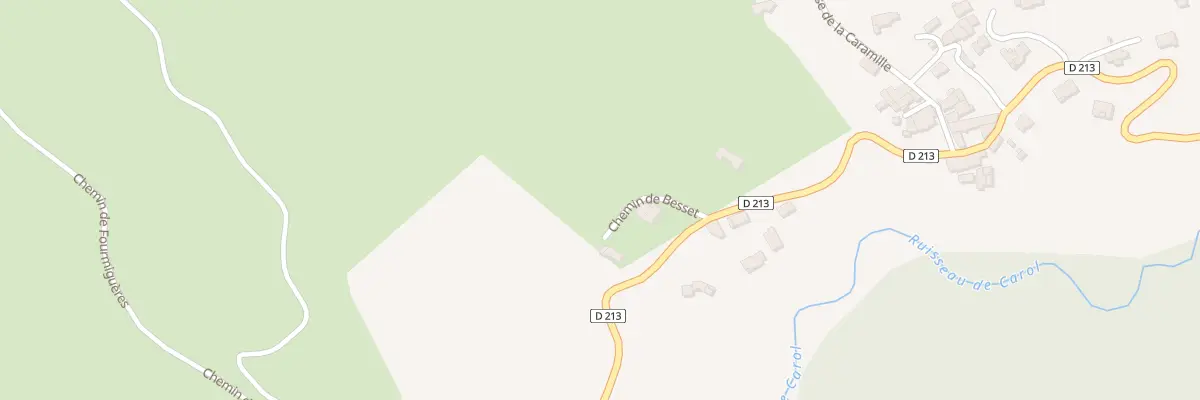Plan du 4 Che de Besset à Crampagna