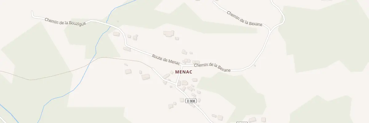 Plan du 13 Menac-Hameau à Arignac