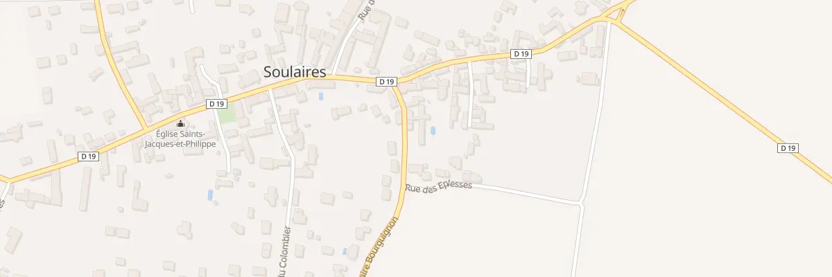 Plan du 7 Rue Clotaire Bourguignon à Soulaires