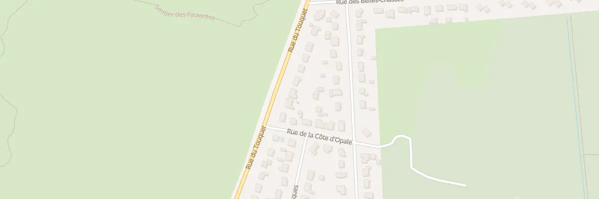 Plan du 764 Rue du Touquet à Merlimont