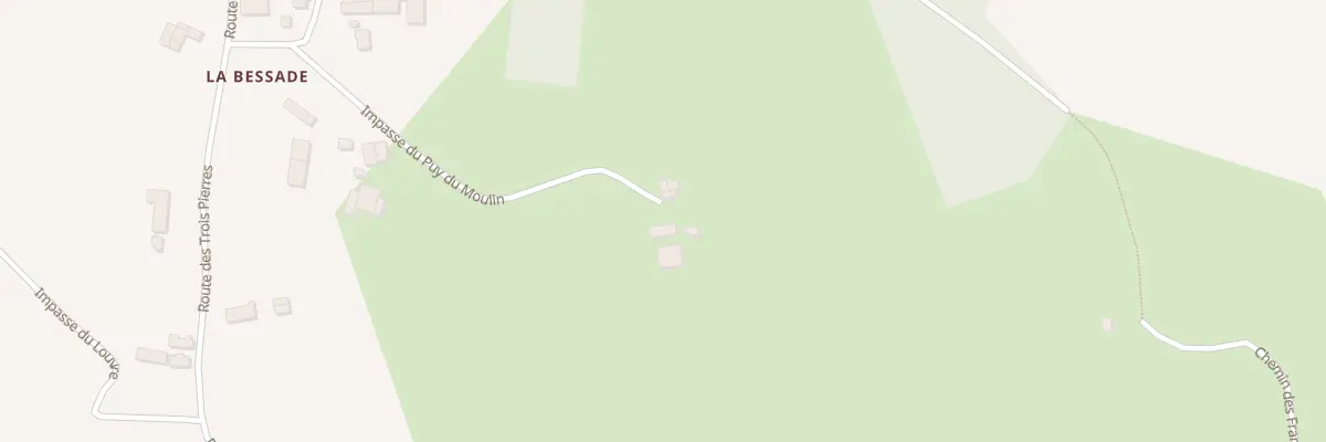 Plan du 348 Imp du Puy du Moulin à Condat-sur-Ganaveix