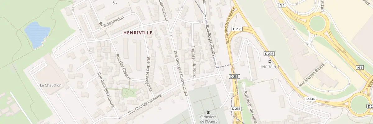 Plan du 40 Rue Georges Clémenceau au Portel