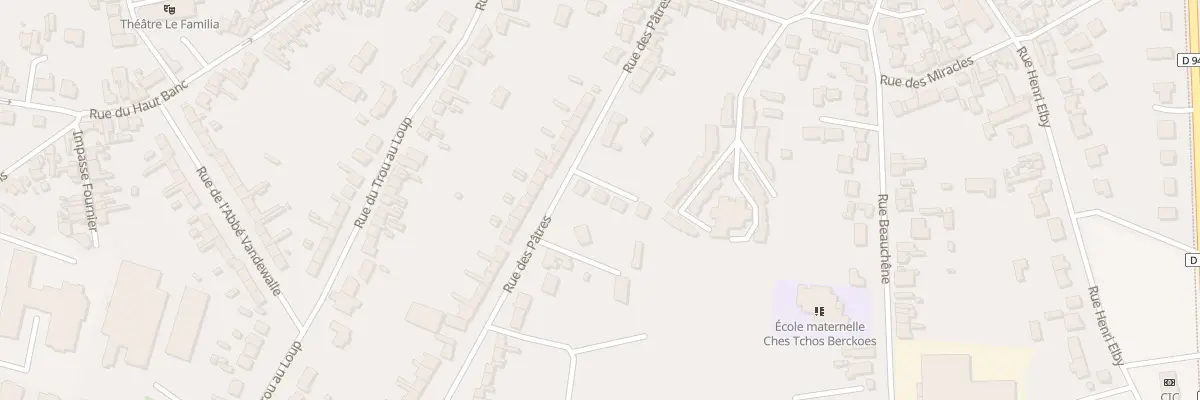 Plan du 45A Rue des Patres à Berck