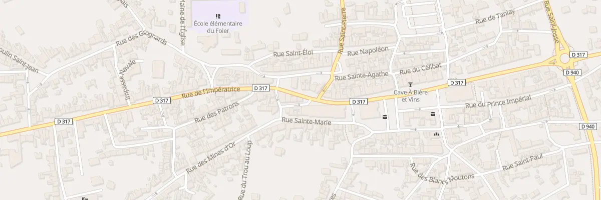 Plan du 400 Rue de l’Impératrice à Berck