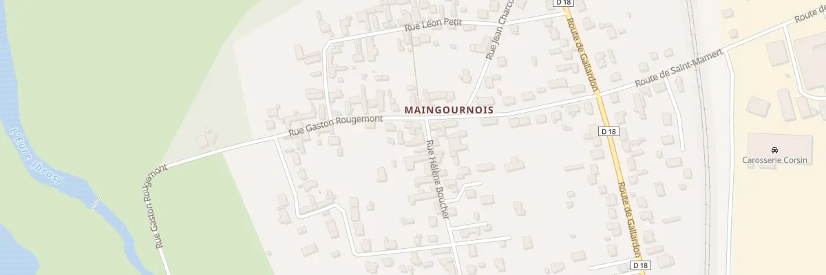 Plan du 2 Rue Hélène Boucher à Maintenon