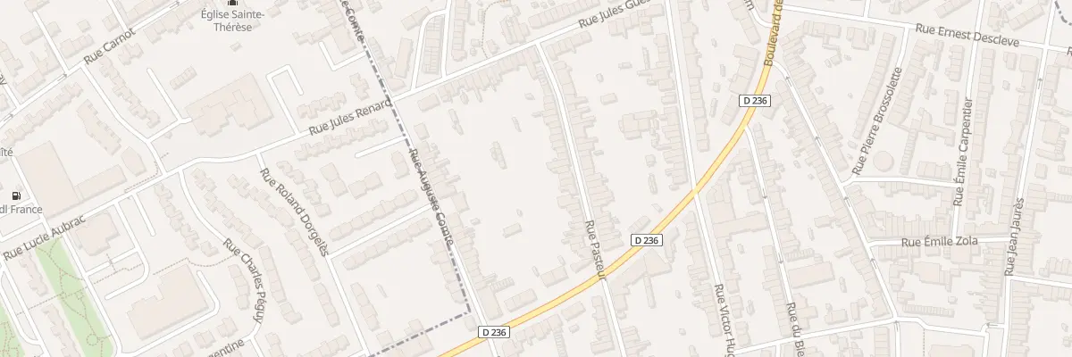 Plan du 125 Rue Pasteur à Outreau