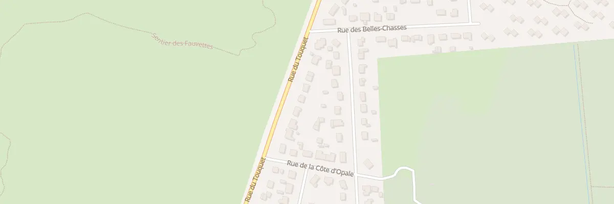 Plan du 806 Rue du Touquet à Merlimont