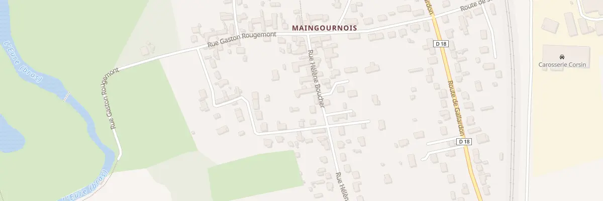 Plan du 10 Rue Hélène Boucher à Maintenon
