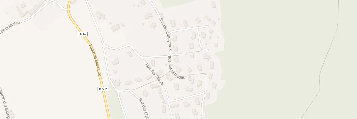 Plan du 11 Rue des Mimosas à Saint Géry-Vers