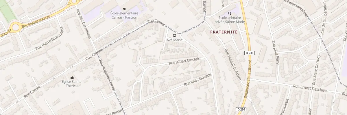 Plan du 26 Rue Albert Einstein à Outreau