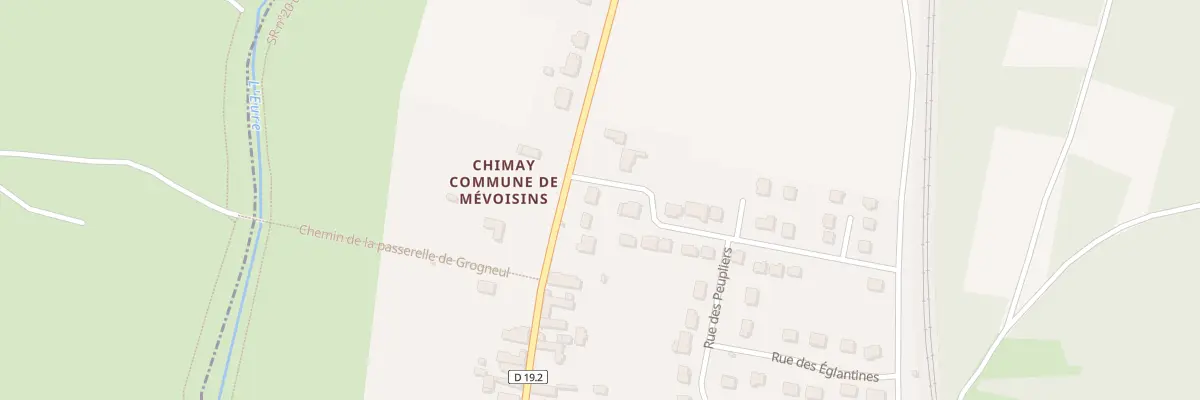 Plan du 34 Rue de Chimay à Mévoisins