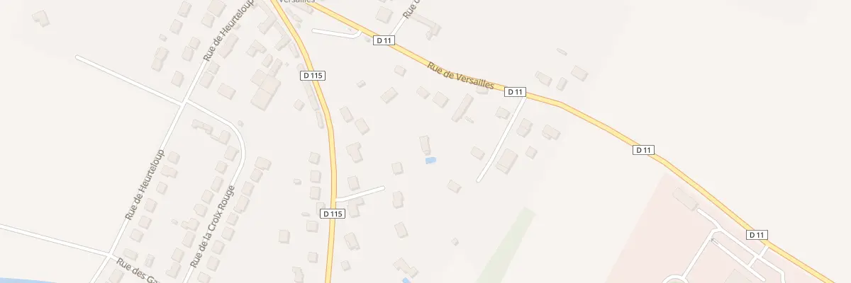 Plan du 33B Rue de Versailles à Longnes
