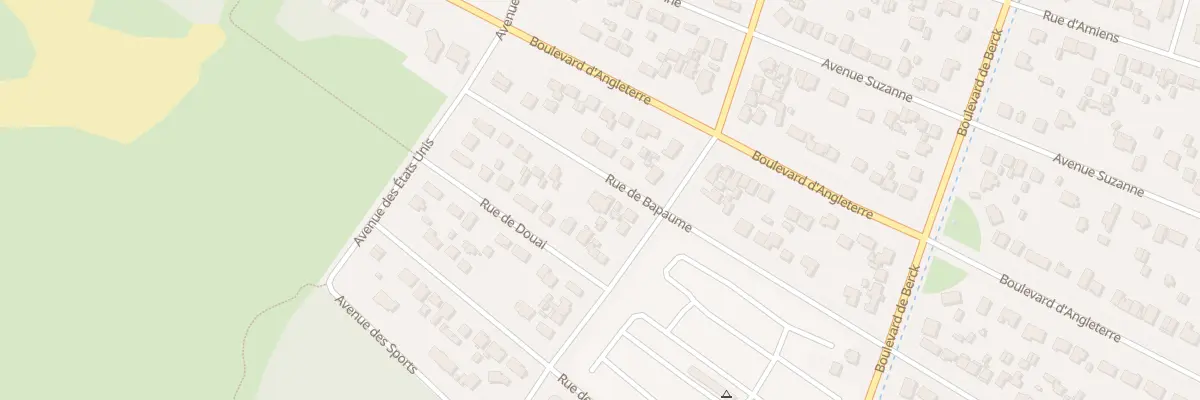 Plan du 639 Rue de Bapaume à Cucq
