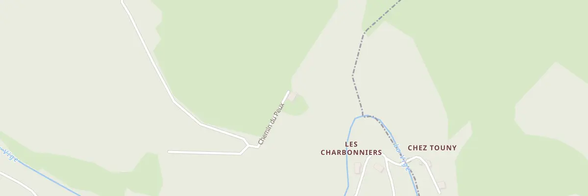 Plan du 1 Che du Peux à Saint-Martin-Sainte-Catherine