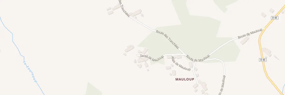 Plan du 120 Sen de Mauloup à La Croisille-sur-Briance