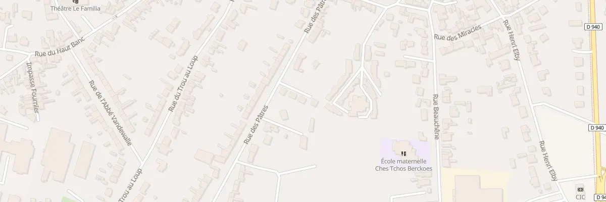 Plan du 45B Rue des Patres à Berck