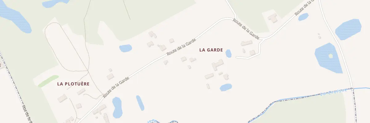 Plan du 193B La Garde à Gy-en-Sologne