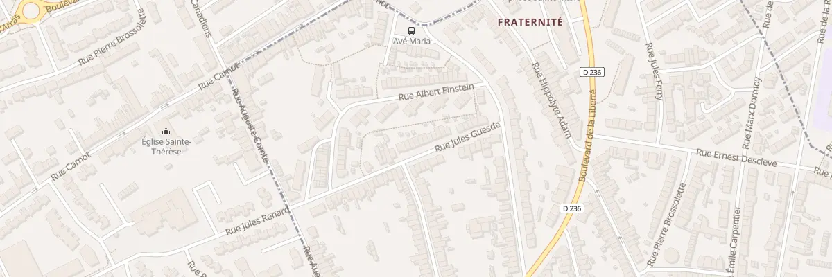 Plan du 28 Rue Jules Guesde à Outreau