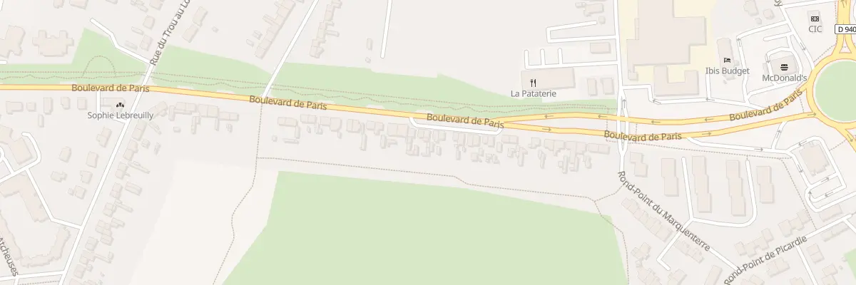 Plan du 184 Bd de Paris à Berck
