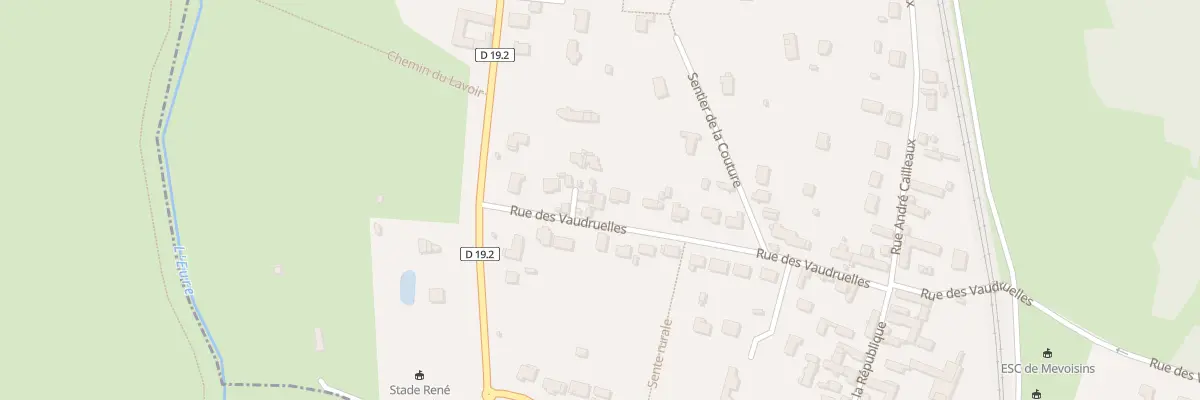Plan du 11 Rue des Vaudruelles à Mévoisins