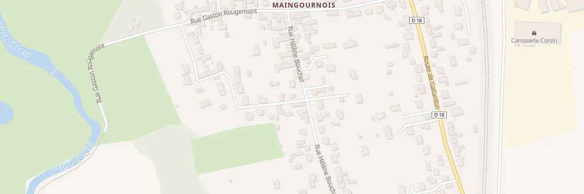 Plan du 14 Rue Hélène Boucher à Maintenon