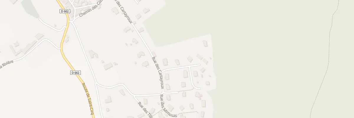 Plan du 5238 Cartayroux à Saint Géry-Vers