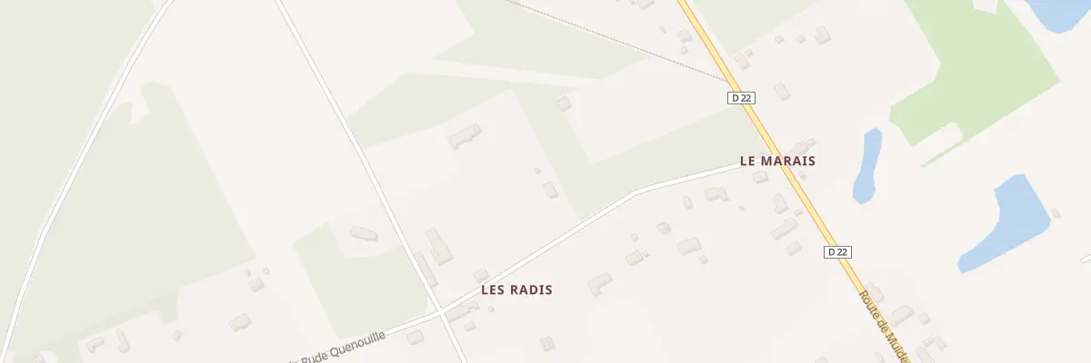 Plan du 2T Rte de Rude Quenouille à Thoury