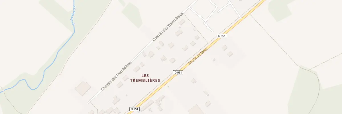 Plan du 172 Rte de Blois à Saint-Laurent-Nouan