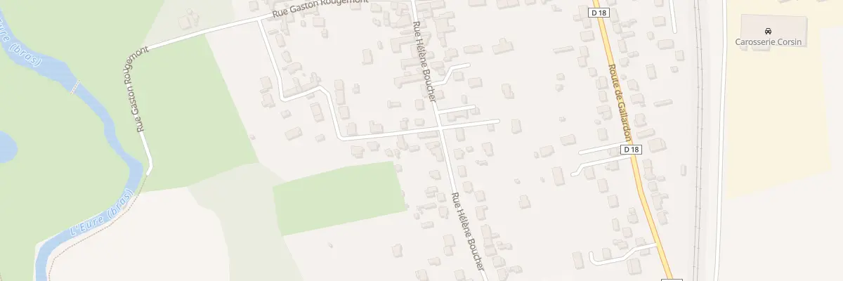 Plan du 16 Rue Hélène Boucher à Maintenon