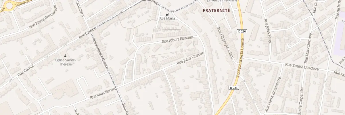 Plan du 24 Rue Jules Guesde à Outreau