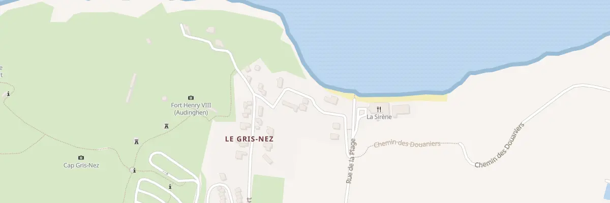 Plan du 132 Che des Douaniers à Audinghen