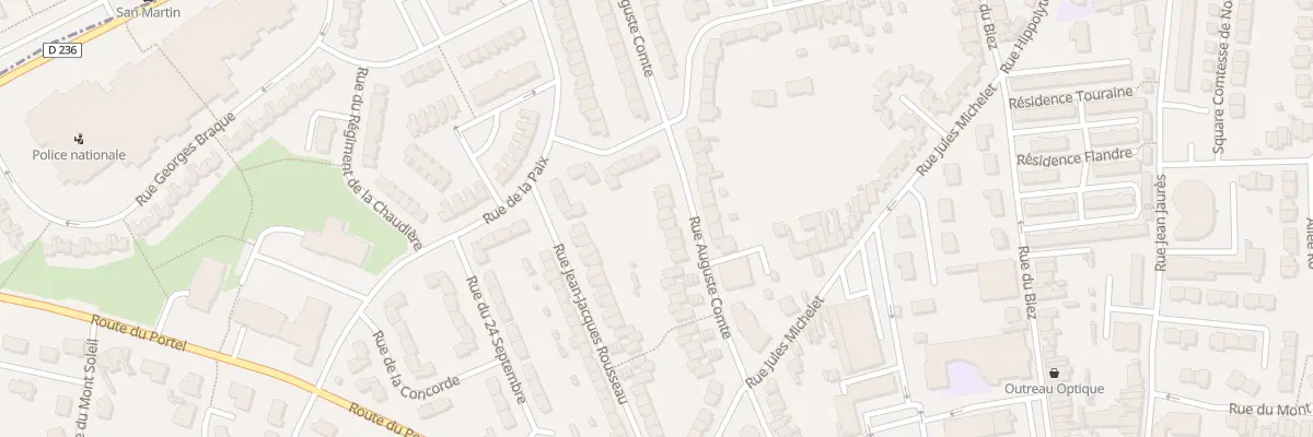 Plan du 183 Rue Auguste Comte à Outreau