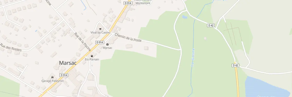 Plan du 5 Chem de la Poste à Marsac