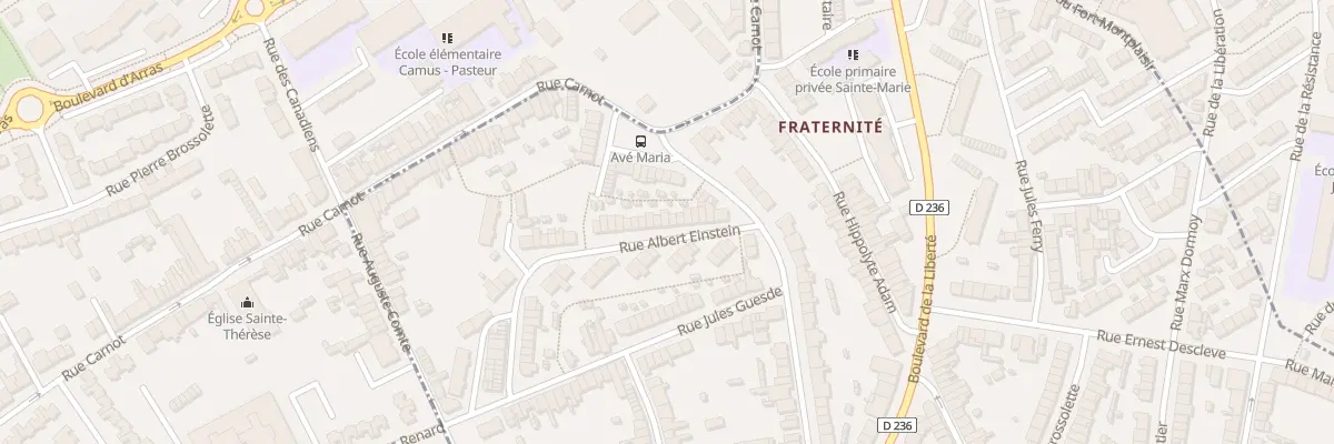 Plan du 18 Rue Albert Einstein à Outreau