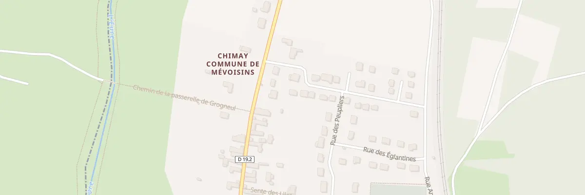 Plan du 4 Rue des Ormes à Mévoisins