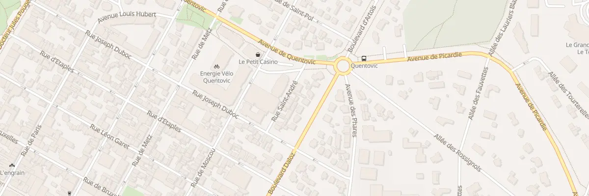 Plan du 7 Rue Saint-andré au Touquet-Paris-Plage