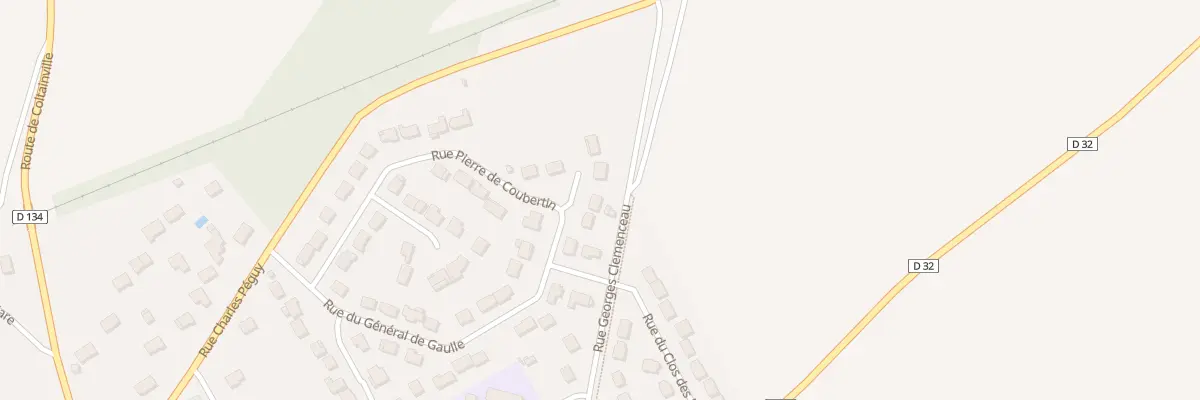 Plan du 31 Rue Pierre de Coubertin à Coltainville