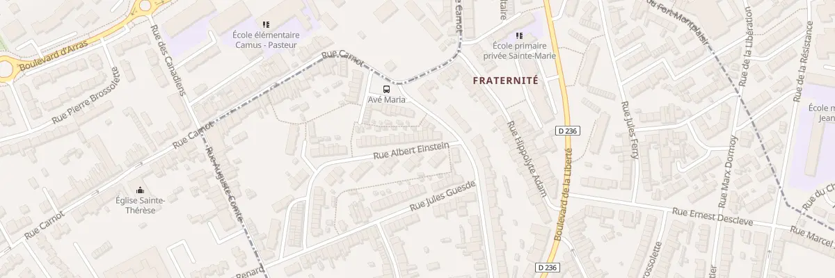 Plan du 12 Rue Albert Einstein à Outreau