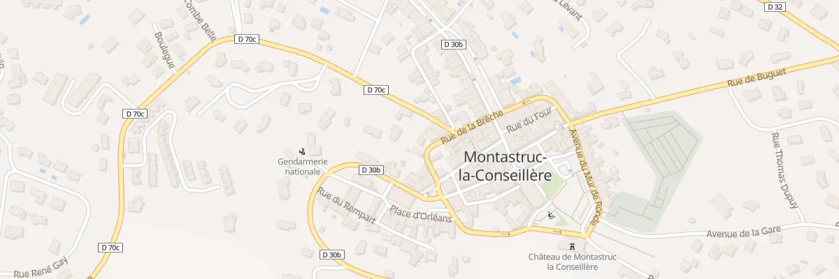 Plan du 9 Rue de la Brêche à Montastruc-la-Conseillère