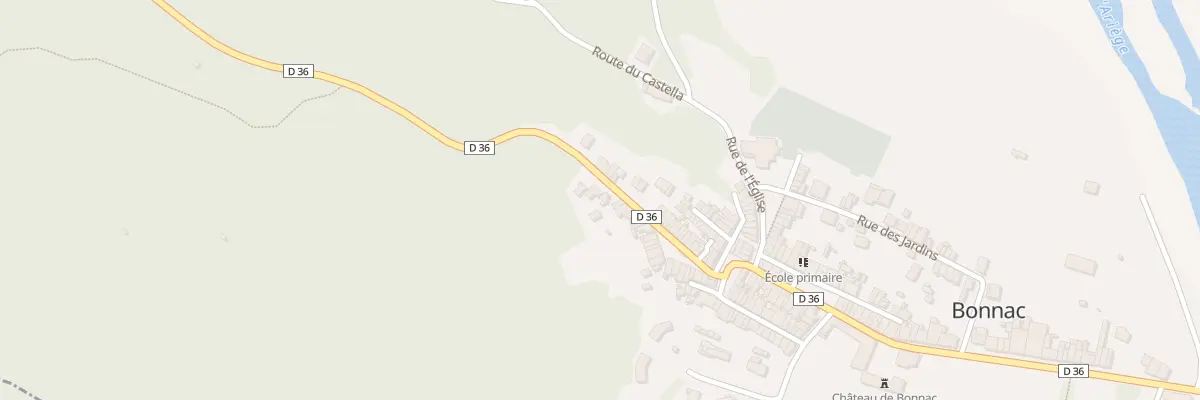 Plan du 124 Rte de Saint-amans à Bonnac