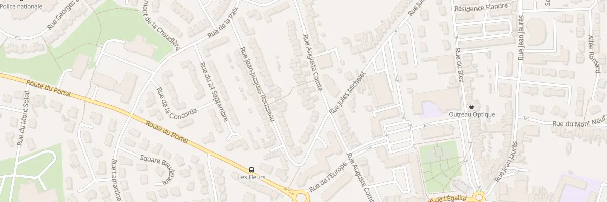 Plan du 235 Rue Auguste Comte à Outreau