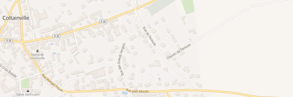 Plan du 14 Rue de Péreuze à Coltainville