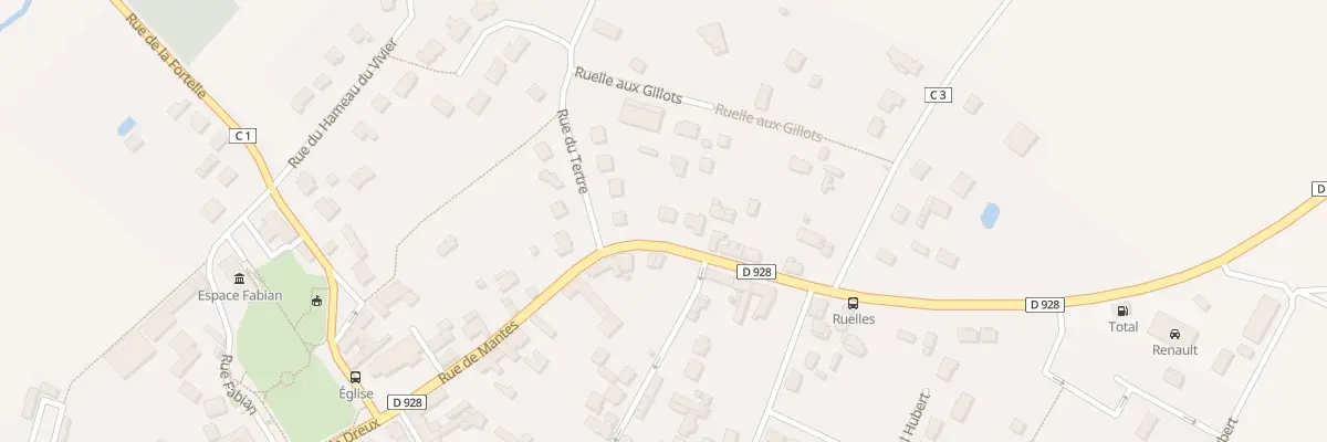 Plan du 12 Rue de Mantes à Longnes