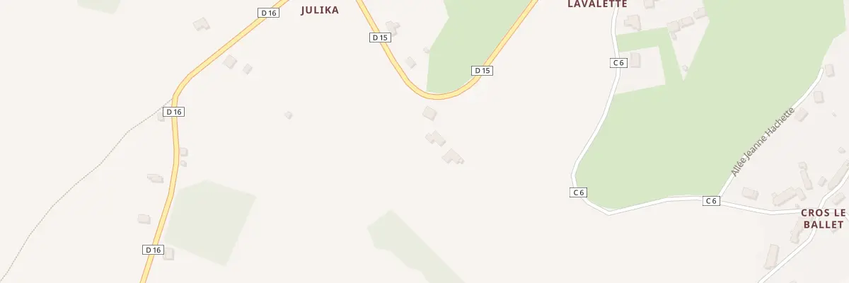 Plan du 5499 Lavalette à Châteauneuf-la-Forêt