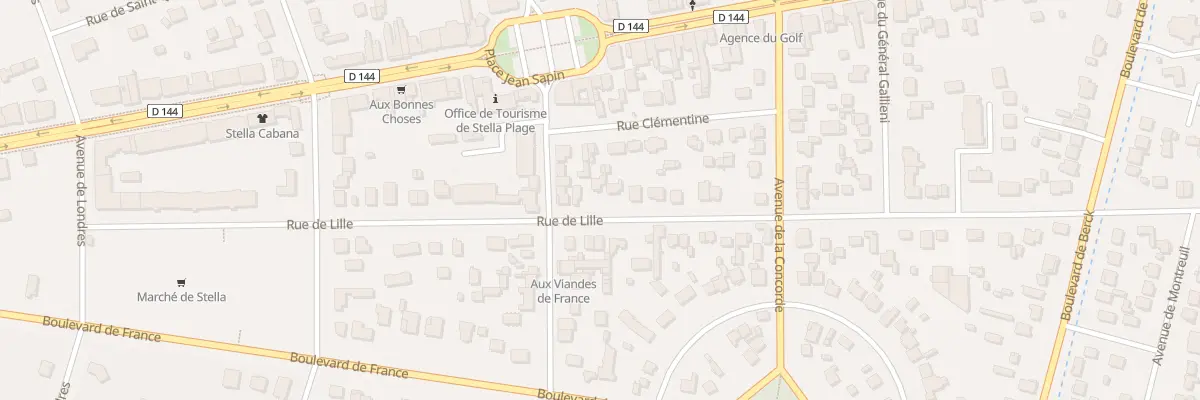 Plan du 606 Rue de Lille à Cucq