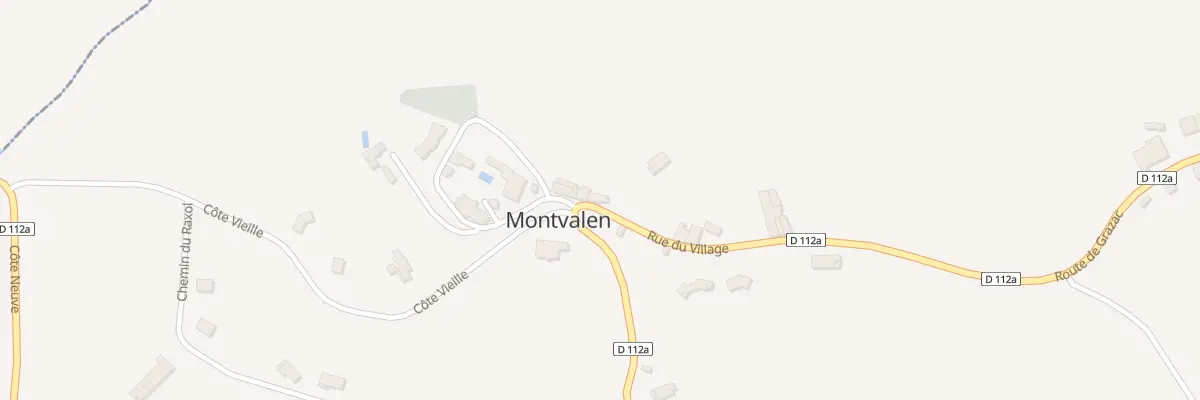 Plan du 40 Rue du Village à Montvalen
