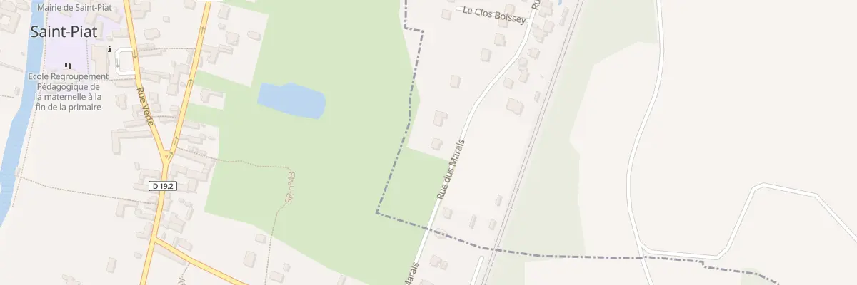 Plan du 25 Rue du Marais à Saint-Piat